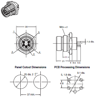 DCA2 / DCN3 / XS4 Dimensions 31 