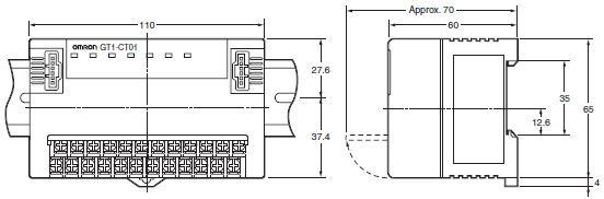 GT1-CT01 Dimensions 1 