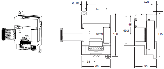 CPM1A-DRT21 Dimensions 1 