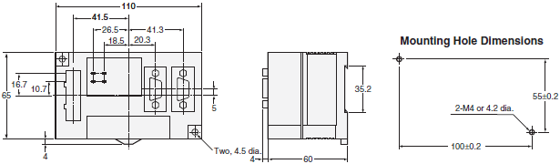 V640 Series Dimensions 11 