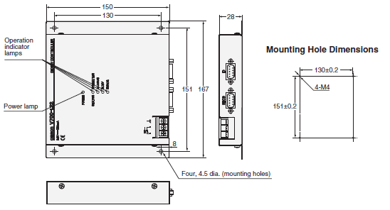 V640 Series Dimensions 9 