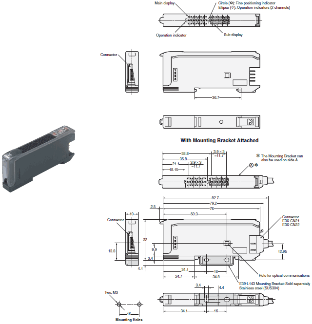 E2C-EDA Dimensions 14 