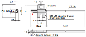 E32 Series Dimensions 325 