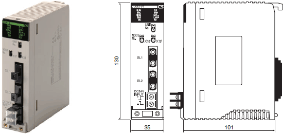 CS1W-CLK Dimensions 2 