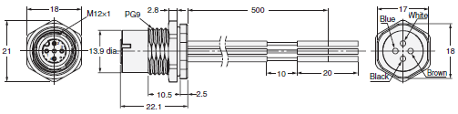 XS5 Dimensions 45 