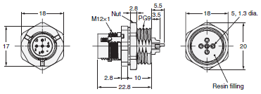 XS5 Dimensions 55 