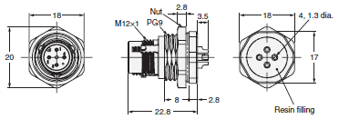 XS5 Dimensions 56 