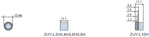 ZUV Series Dimensions 15 ZUV-L3H_Dim