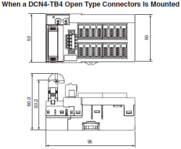 CRT1-[]D16S(-1) / []D32S(-1) / []D16SH(-1) / []D32SH(-1) Dimensions 2 