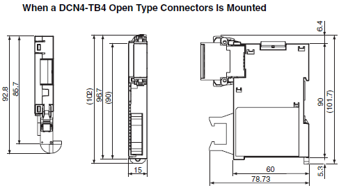 CRT1-VAD04[][] / VDA02[][] Dimensions 2 