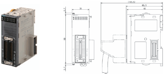 CJ1W-MD Dimensions 2 