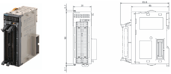 CJ1W-MD Dimensions 6 