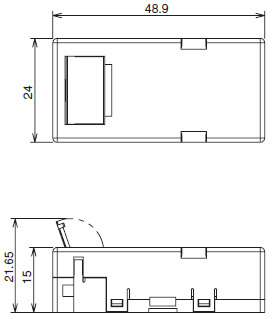 CRT1B-[]D02JS(-1) / []D04JS(-1) Dimensions 1 