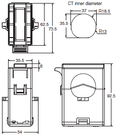 KM50-C Dimensions 9 