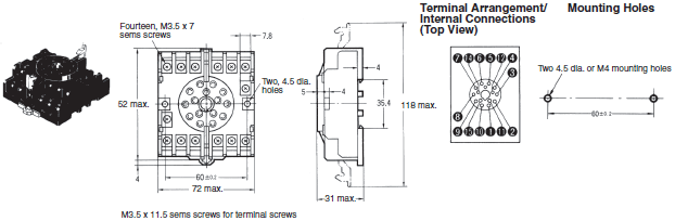 Accessories 61F Dimensions 5 