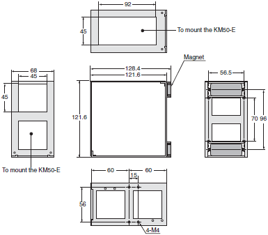 KM50-E Dimensions 17 