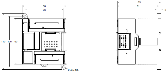 G9SP Dimensions 2 