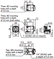 FJ Series (All-in-One Vision System) Dimensions 22 