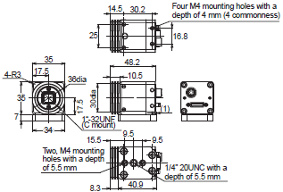 FJ Series (All-in-One Vision System) Dimensions 30 