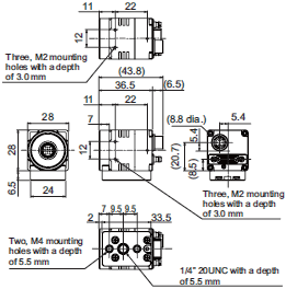 FZ4 Series Dimensions 16 