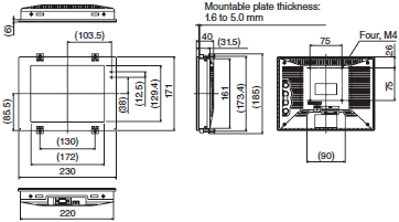 FZ4 Series Dimensions 40 