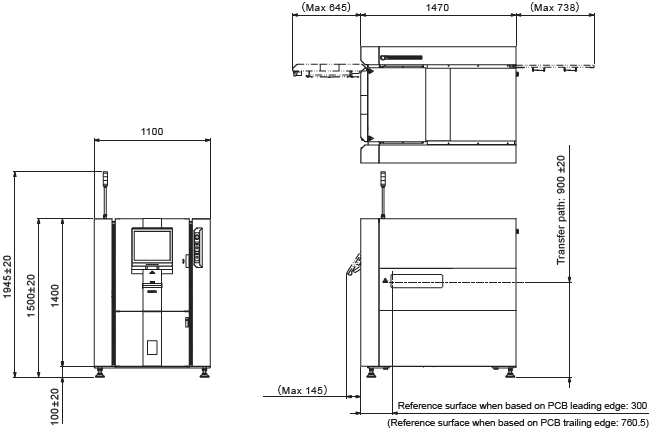 VT-S720 Dimensions 1 