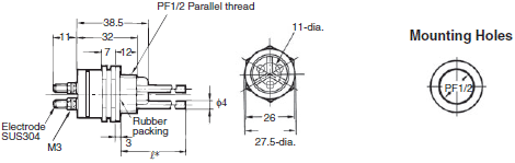 61F-GP-N2 Dimensions 4 