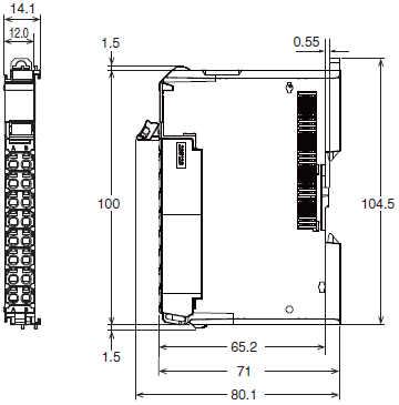 NX-AD Dimensions 1 