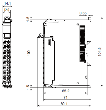 NX-ECS[][][] Dimensions 2 