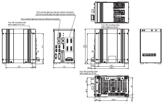 FH Series Dimensions 2 