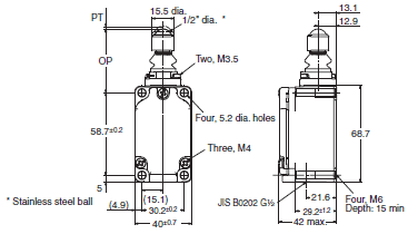 WL-N / WLM-N Dimensions 25 