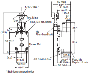 WL-N / WLM-N Dimensions 44 