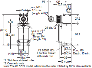 WL, WLM Dimensions 17 