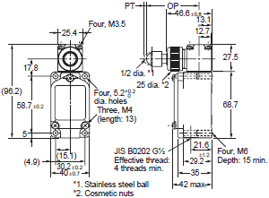 WL, WLM Dimensions 19 