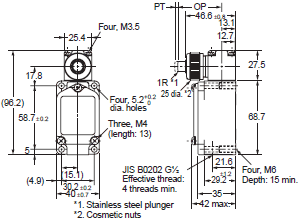 WL, WLM Dimensions 15 