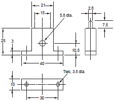 E5CC-T Dimensions 10 