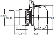 A22NN / A22NL Dimensions 17 