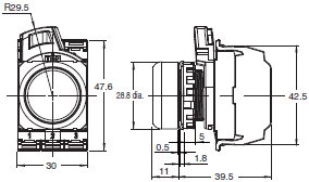 A22NN / A22NL Dimensions 23 