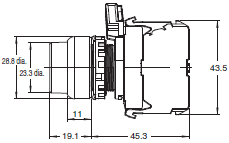 A22NN / A22NL Dimensions 26 