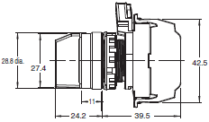 A22NS / A22NW Dimensions 5 