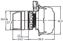 A22NS / A22NW Dimensions 9 