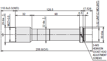 3Z4S-LE VS-TCH Series Dimensions 11 