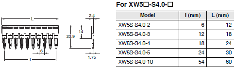 XW5T-S Dimensions 18 