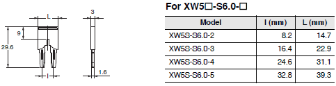 XW5T-S Dimensions 19 