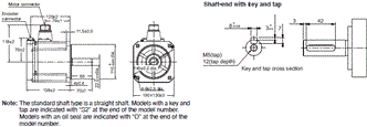 R88M-1[] / R88D-1SN[]-ECT Dimensions 36 