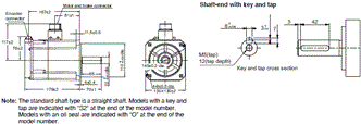 R88M-1[] / R88D-1SN[]-ECT Dimensions 44 