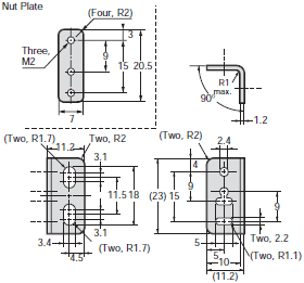 E39-L / -S / -R Dimensions 28 