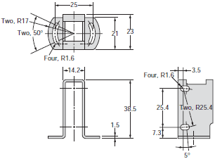 E39-L / -S / -R Dimensions 39 