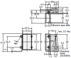 E39-L / -S / -R Dimensions 57 