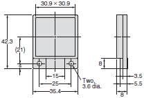 E39-L / -S / -R Dimensions 60 